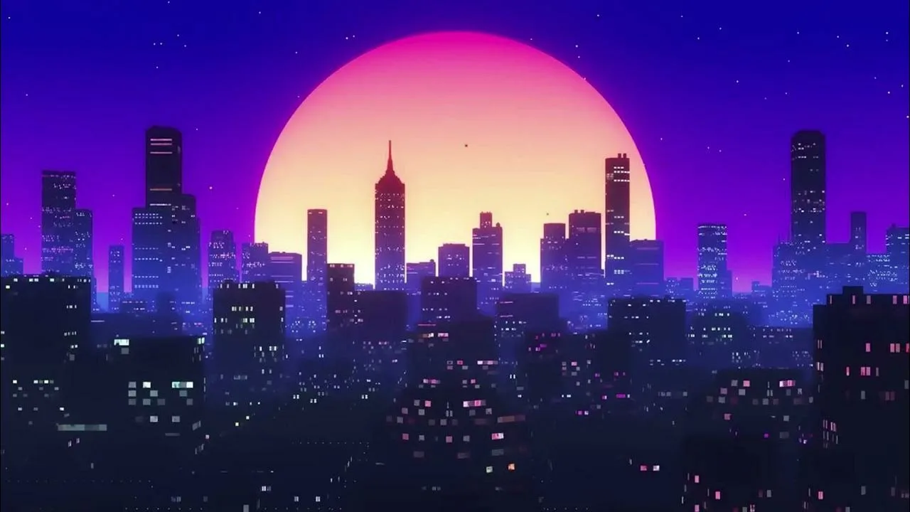 Город ночью